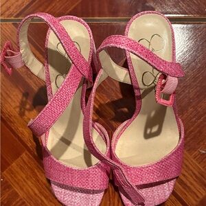 Jessica Simpson Pink Glamorous Sandals